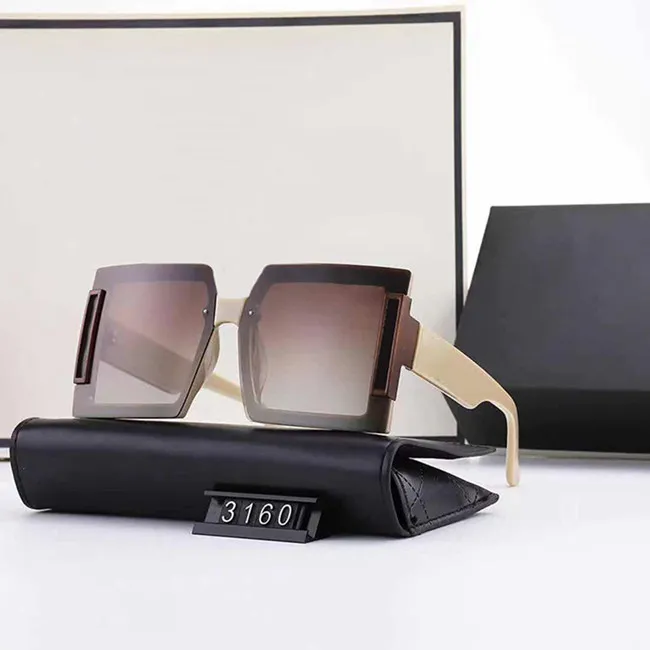 نظارة شمسية عالية الجودة نظارة شمسية للنساء الرجال UV400 مكافحة UV على حد سواء Box296a