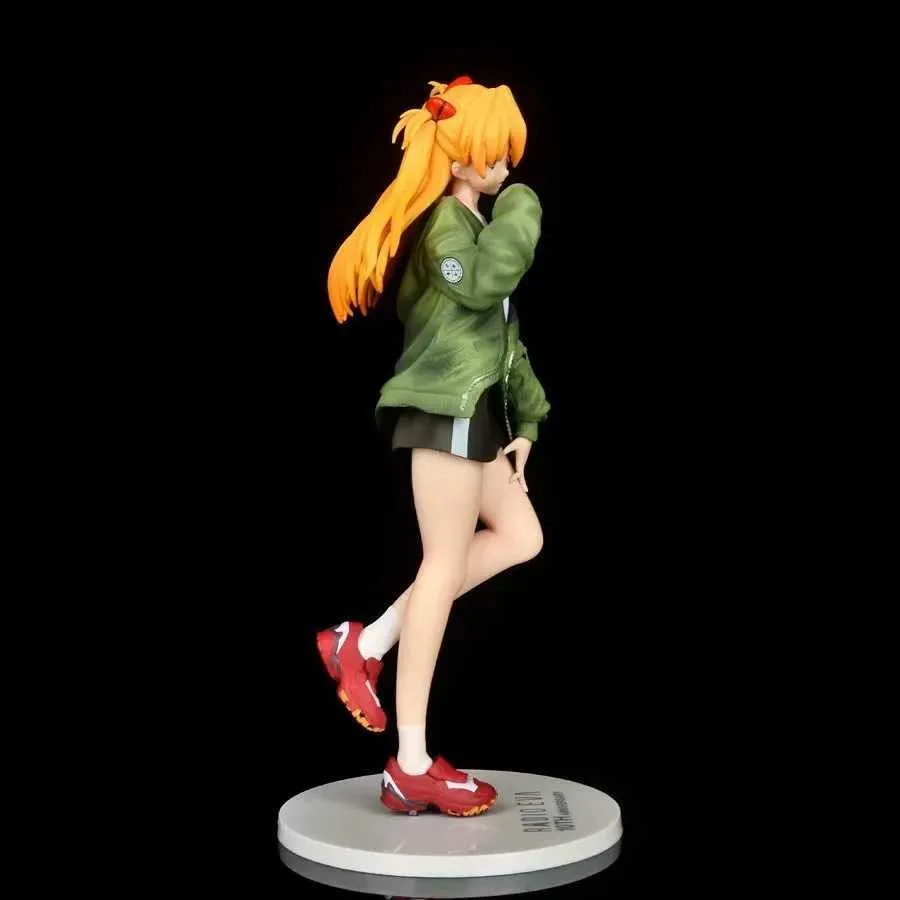 Anime 2021 Novo Eva Shikinami Asuka 17 escala PVC Figuras de ação Anime Coleção Modelo de brinquedos Doll Doll Q07221465902