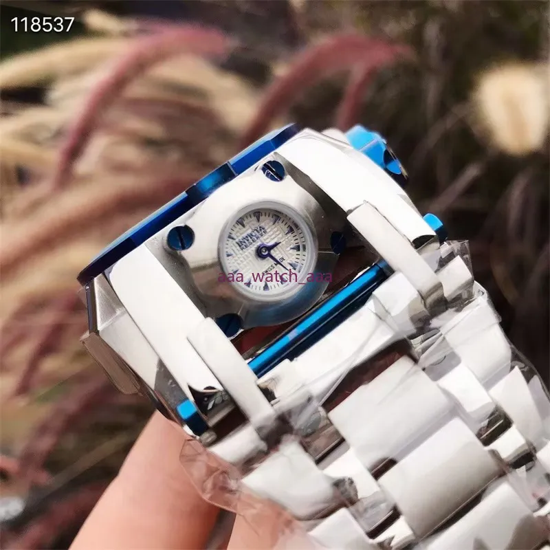 Ongeslagen BOLT ZEUS Heren 52MM roestvrijstalen horloge Topkwaliteit polshorloge Reloj 240S