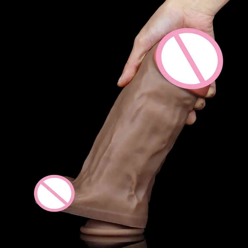 NXY Dildos Anal Toys Large Stallion Simulated Penis Lesbian Masturbation Thick Backyard Plug Massage Stick 0225