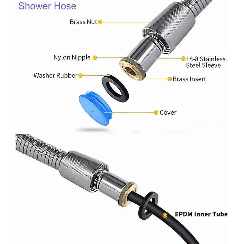 Batha de água de alta pressão economizando cabeça de chuveiro vitaminc chuveiro ionic chuveiro filtro com mangueira hard driftener showhead filtros conjunto H1209