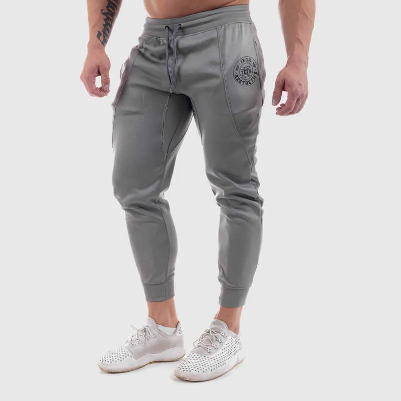 Sportswear Fitness Pantalons Hommes Gymnases Skinny Pantalons De Survêtement En Plein Air Coton Pantalon De Survêtement Bas Jogger Pantalon D'entraînement Joggers Pantalon Y0927