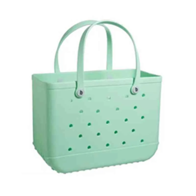 Bogg Borse Silicone Beach Custom Tote Fashion Eva Plastic Beach Borse 2021 Women Summer261V