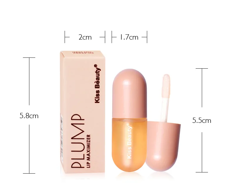 3ml hydratant repulpant brillant à lèvres lèvres dodues huile minérale lèvres Volume extrême Essence nutritif lèvres rehausseur sérum maquillage