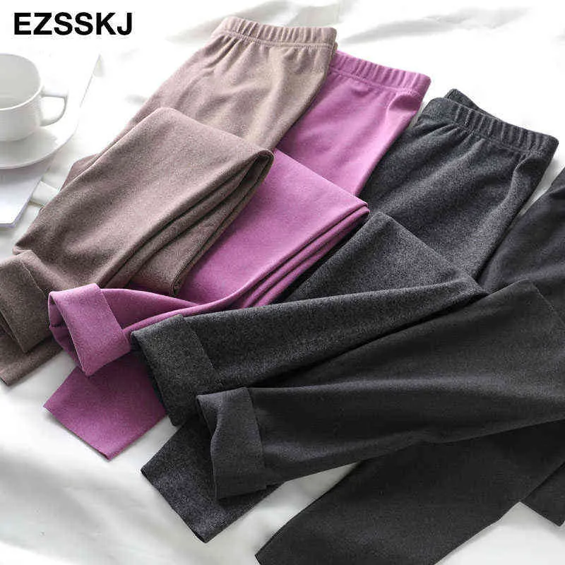 spring autumn solid Women Pants Winter Skinny Leggings slim pants Leggins Trousers basic bottom long Female 211216