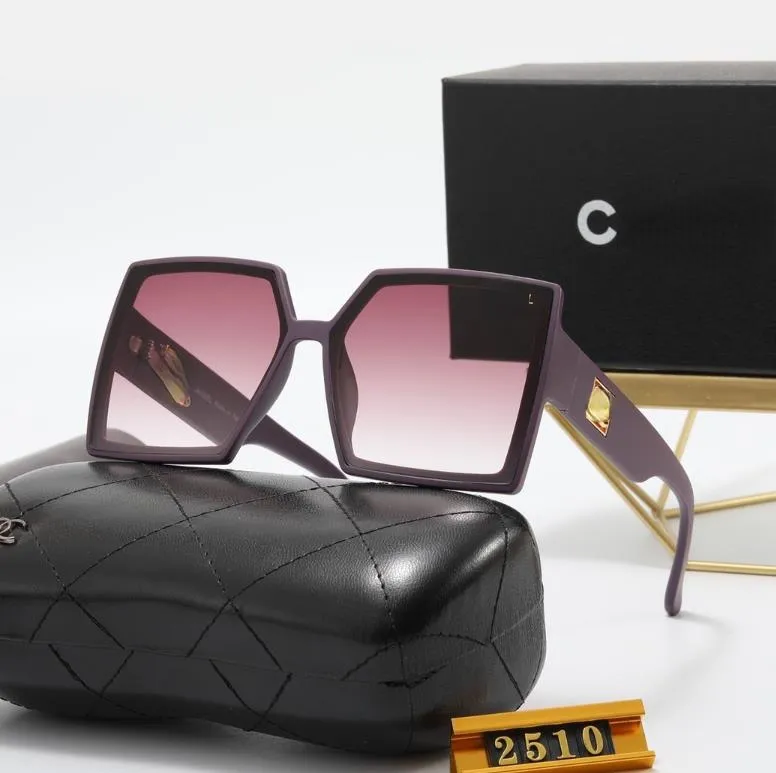 Modedesigner C Sonnenbrille, quadratisch, volle Flamme, Fahrbrille, Schwarz und Muti-Farben für Männer und Frauen, Adumbral