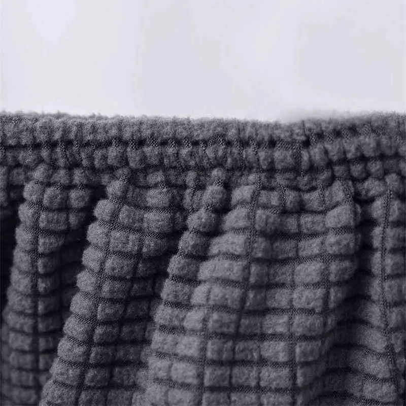 Jacquard-Armloser Stuhlbezug, solider Einzelsofa-Schonbezug, nordischer Akzent, Stretch, elastischer Couch-Schutz 211207
