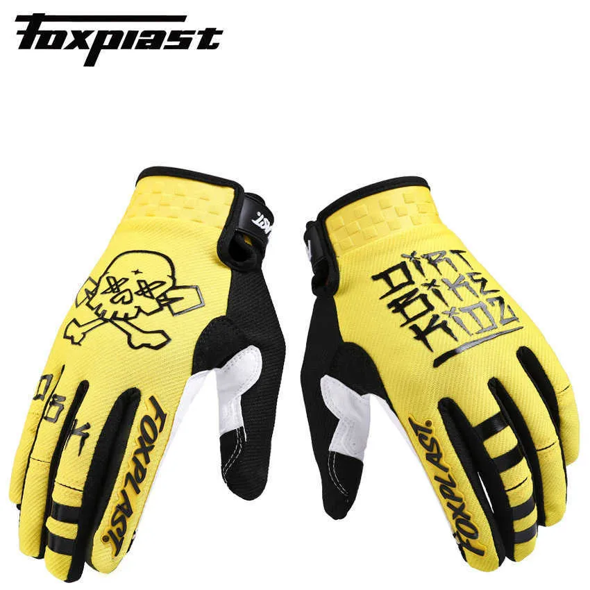 New Full Finger Bicycle Gloves Mountain Bike Outdoor Racing Motorcycle Sports Cycling Accessories H1022