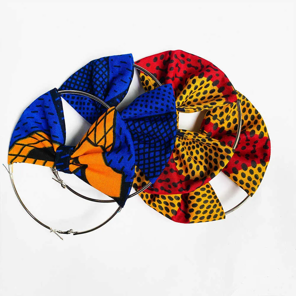 gioielli ankara Ankara accessori africani Wax Print Fashion Orecchini Orecchini realizzati in cera africana