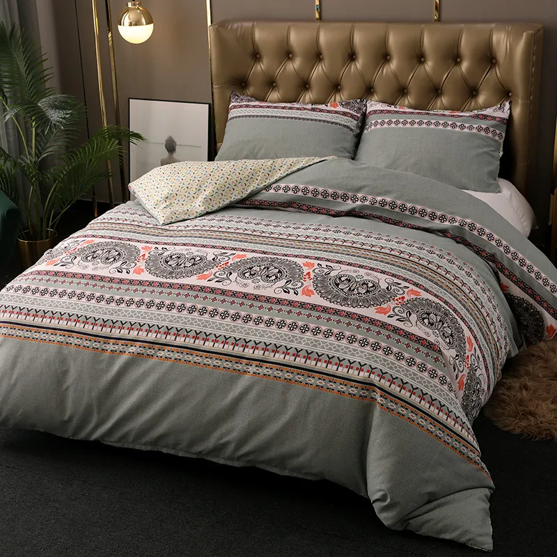 Bohemian Duvet Cover Geometric Ethnic Bedding Set Single Double Queen King 240x220 Couple Quilt Covers Bedclothes No Bed Sheet
