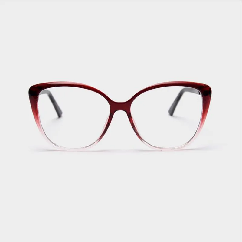 Óculos de leitura para mulheres anti luz azul senhoras oversized redondo preto marca designer computador presbiopia óculos quadro 1 6 s226g
