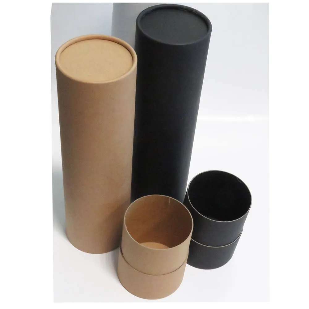 26 cm höjd 25pack mailer papper kartong canister cylinder runda burk flaskförpackning presentförpackning kartong tube7087078