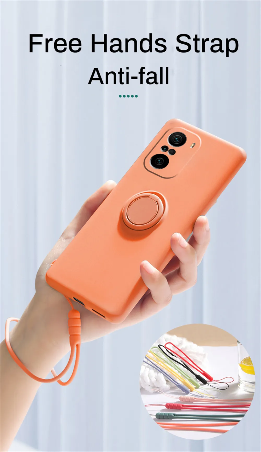 Silikonfodral för Xiaomi Mi 12x 12 11 Ultra 10T 10 Lite bilmagnetringhållare Cover Redmi Note 11s 11 10 Pro 11t