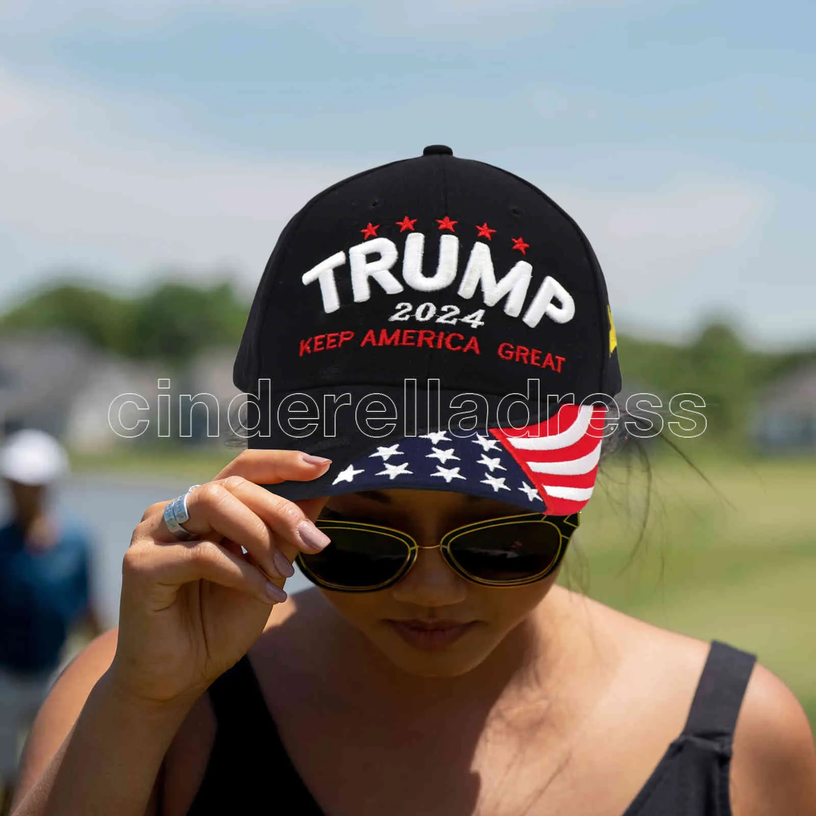 الولايات المتحدة 2024 ترامب الانتخابات الرئاسية الانتخابية Cap Trump Hat Baseball Cap قابلة للتعديل سرعة التعديل القطن CAP3372365
