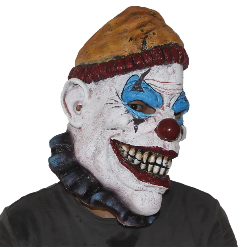 Costume Accessories Clown Mask Scary Clown Killer Mischief Cosplay Latex Headgear Halloween Horror Party Dress Up Costume Props