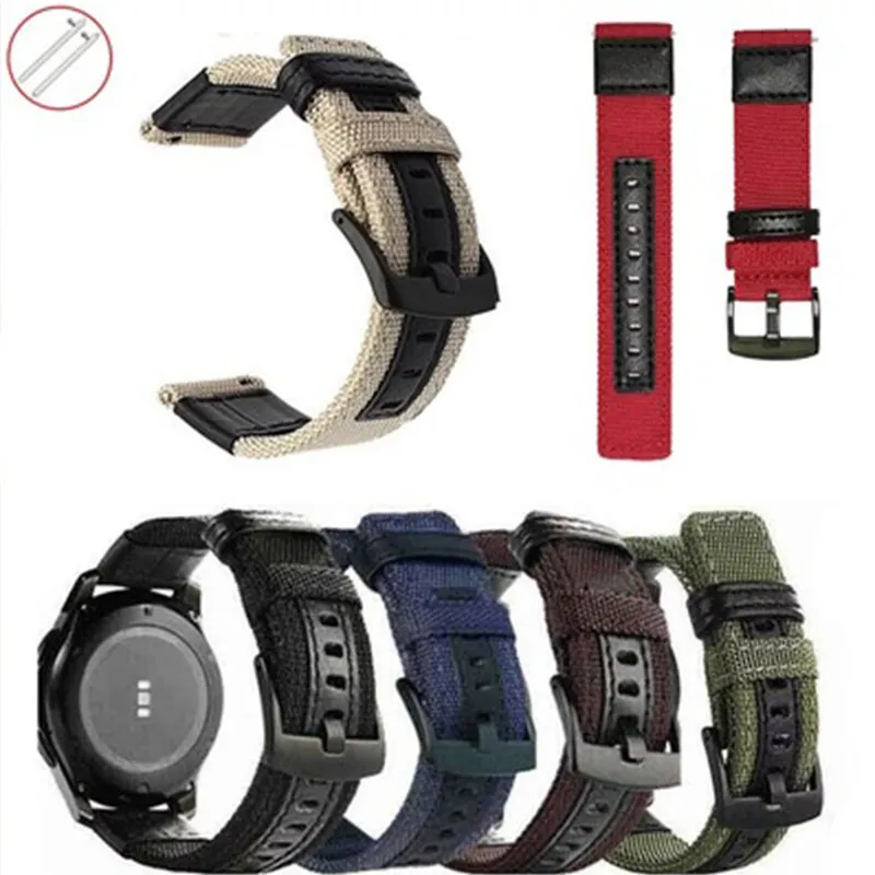 Huawei Watch Gt 2/2eストラップサムスンギャラクシーギアS3 Active2 Frontier Galaxy Watch 3 46mm 45mm 41mm 22mm 20mm腕時計バンドCorrea