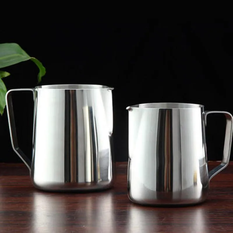 Stainless Steel Pitcher Cappuccino Pot Espresso Cups Latte Art Milk Frother Frothing Jug Barista Craft Coffeeware