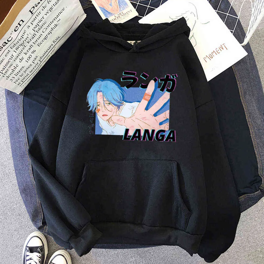 Fashion Japanese Anime Hoodie SK8 The Infinity Langa Hoodies Men Streetwear Pullovers Harajuku Skate Hoody 210803