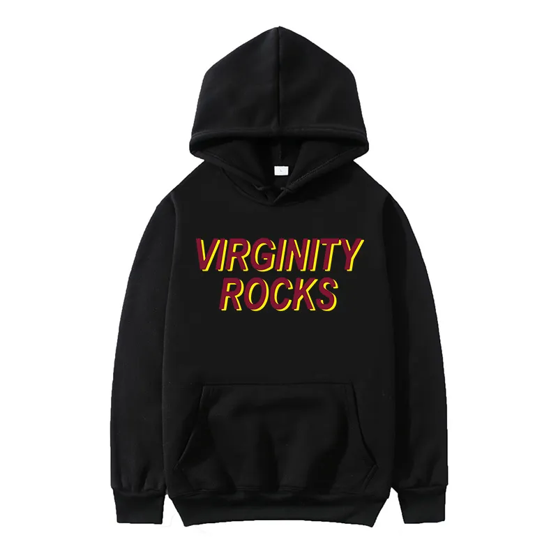 Harajuku Virginity Rocks Virginity Rocks Hoodie 2020 Streetwear