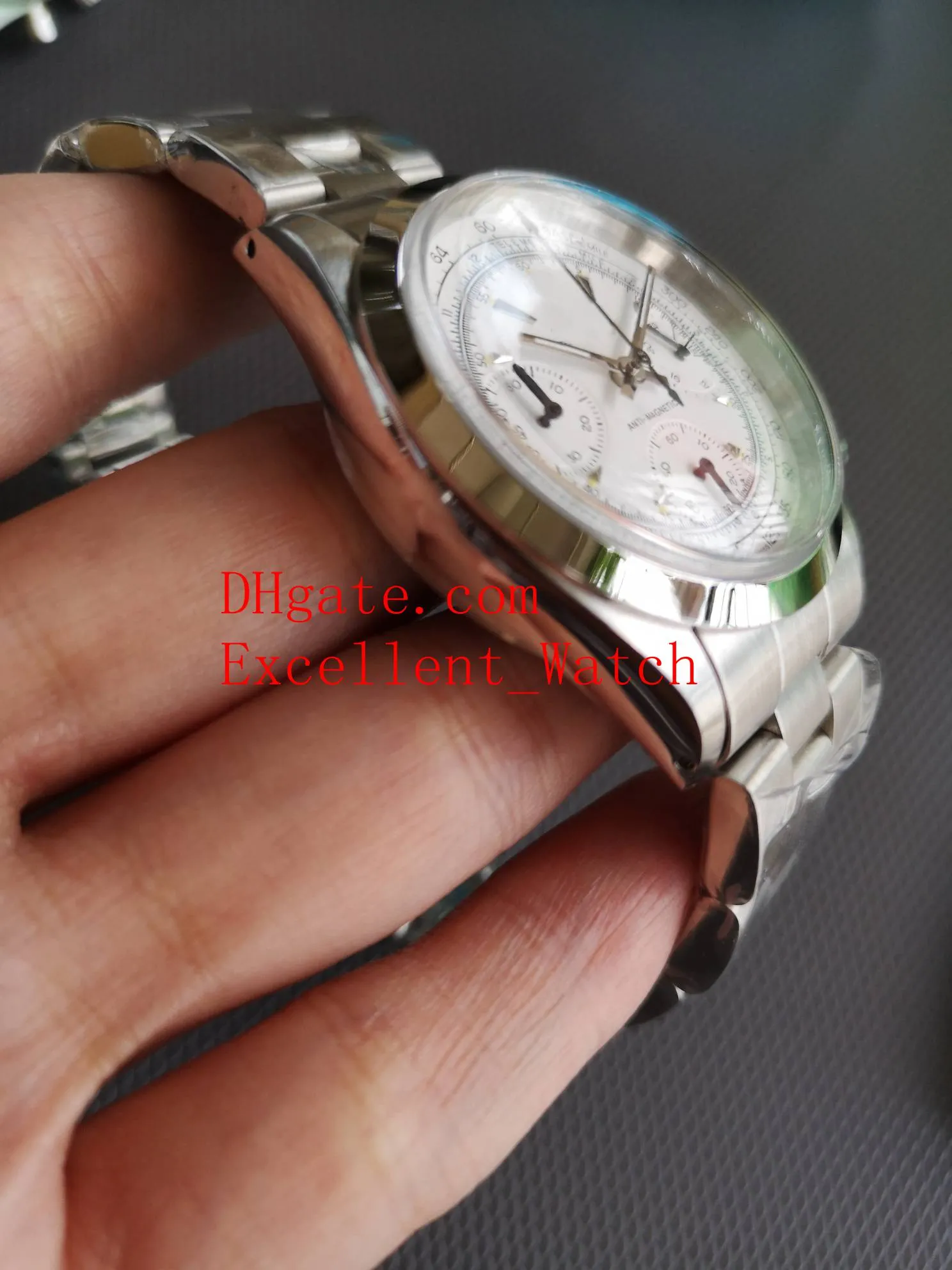 es Relojes de pulsera vintage de moda Tamaño 37 mm 6263 Paul Newman Cronógrafo de acero inoxidable 7750 Movimiento Mecánico Hand-windin279C