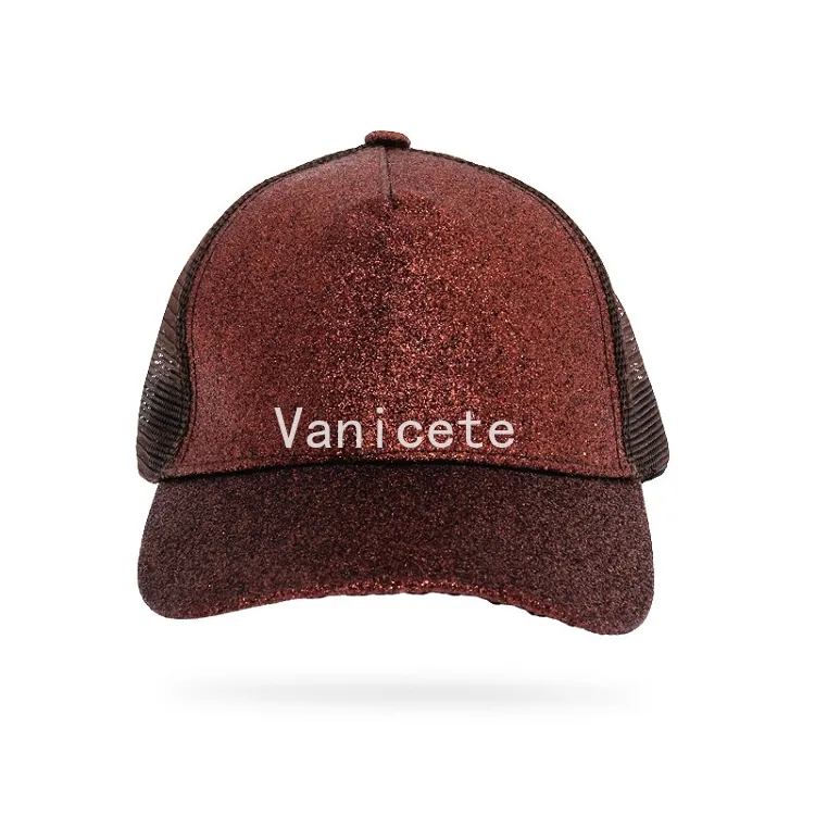 Cappelli da festa Cappello a coda di cavallo 9 stile Lavato Distressed Panini disordinati Ponycaps Berretti da baseball Forniture camionisti T2I52521