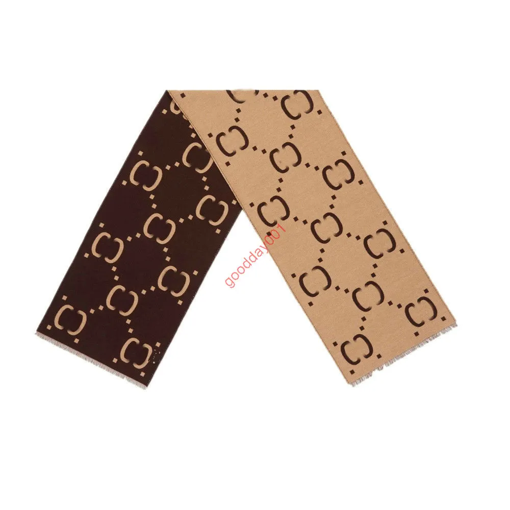 Роскошный дизайнерский модный длинный шарф с буквами, двухсторонние цветные шарфы, женские кашемировые шарфы, большой жаккардовый шерстяной шелковый шарф G, размер 180 3197C
