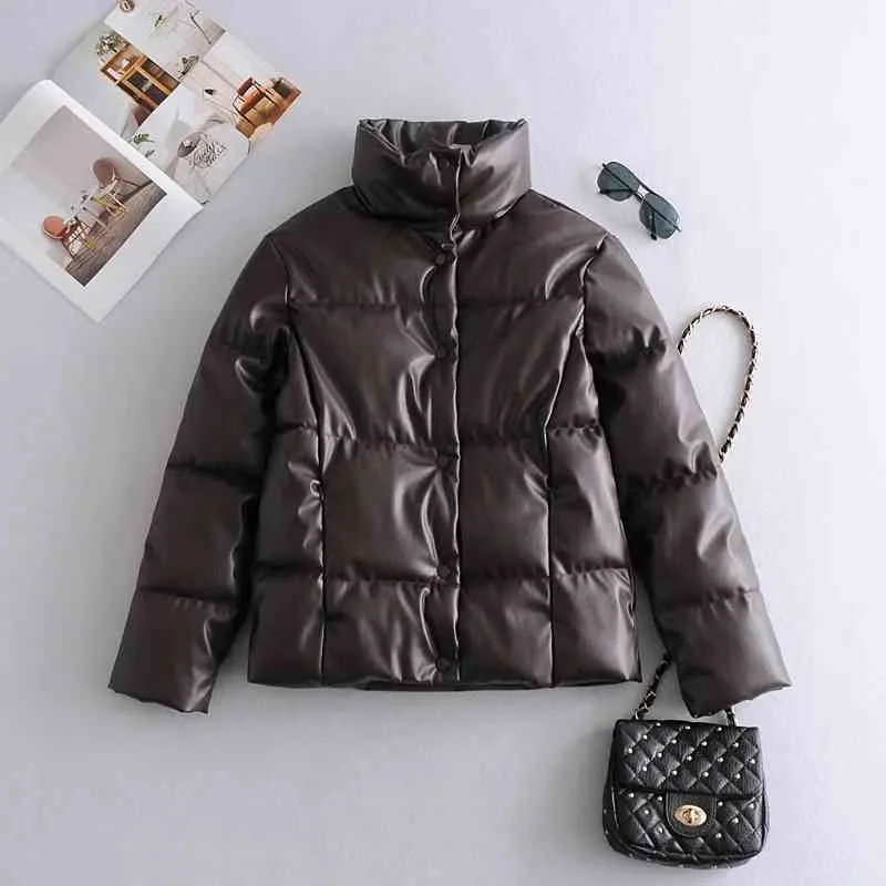 Winterjacke Damen weiß schwarz gepolsterter Parka Daunen dicke Mäntel Damenmantel Oversize warmer Mantel 210521