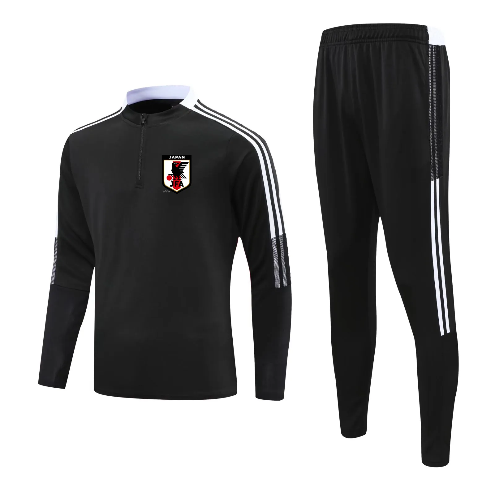 Japan voetbalteam voetbal trainingspak voor volwassenen Trainingspak Voetbaljackkit Trainingspakken Hardloopsets voor kinderen Logo Customiz252z