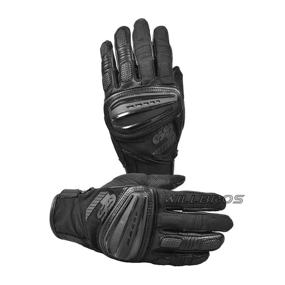 Rallye 4 GS Leather Gloves For BMW Motorrad Motorcycle Guantes Willbros Motorbike Street Moto Riding Luvas Unisex Mens H1022