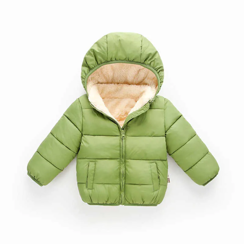 Neonate Ragazzi Giacche invernali Bambini Cappotto imbottito ispessimento Bambino Capispalla Abbigliamento Bambini Giacche calde ragazze 1-5 anni H0909