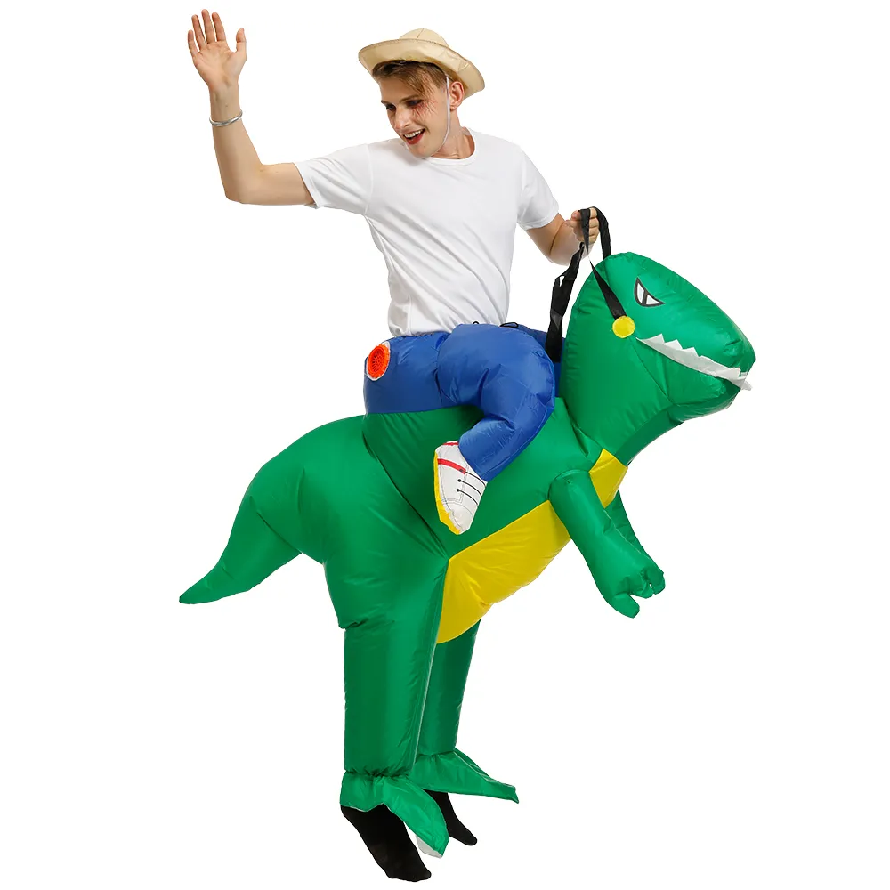 Costume de poupée à mascotte adulte pour dinosaure costume de fête d'anniversaire robe de fête gonflable T-rex dino costumes Pourim Christmas Halloween pour 220o