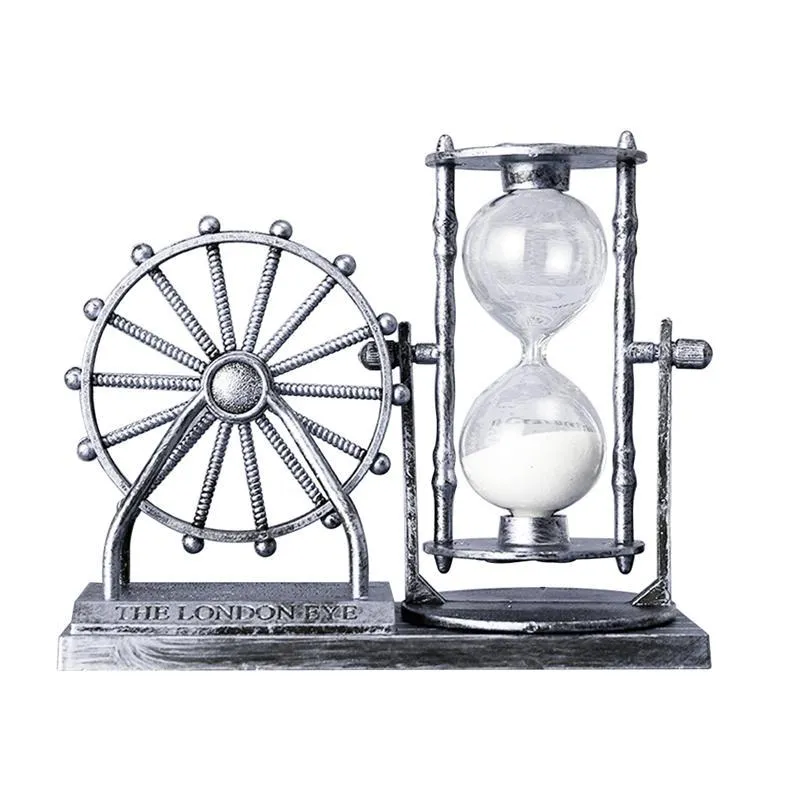 Dekorative Objekte Figuren Vintage Riesenrad Sanduhr Schöne Desktop Exquisite Sand Glas Dekor Für Home Office2650