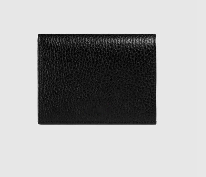 Designer Bolsa de couro Caixa de cartão de crédito Caixa de cartão de cartoon Purse Big Clipe Banknote Zipper Soft Mini Wallet Cardcase285D