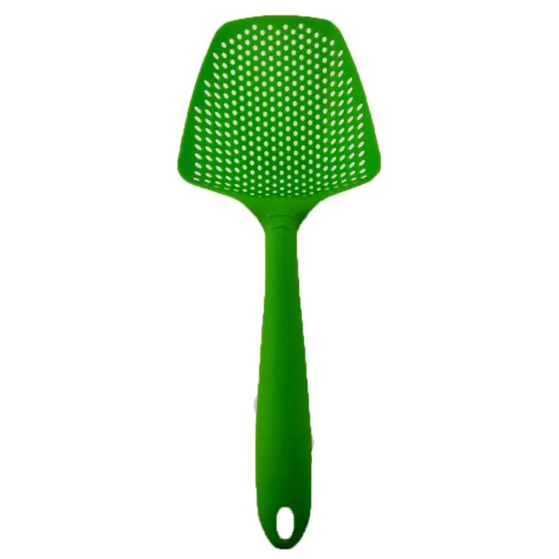 Multifunktion Scoop Colander Home Soup Spoon Handle Dricksware Kök Matlagning Avgång Utensil Nylon Filter Köksartiklar