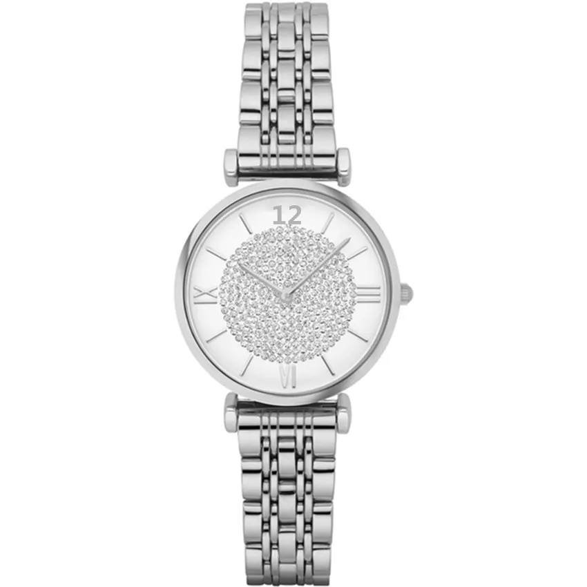 Lady Watch with Box Quartz Movement Watch for Woman A1925 AM1926 1909 1908 1907 Luksusowy Geneva Fashion Crystal268J