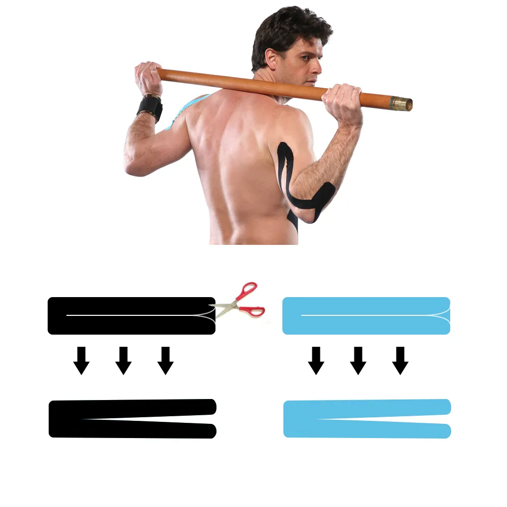 Kinesiotape Physiotherapie Relif Tape Face Lifting Beauty Tape Tennis Volleyball Bandagem Elastica Genouillère