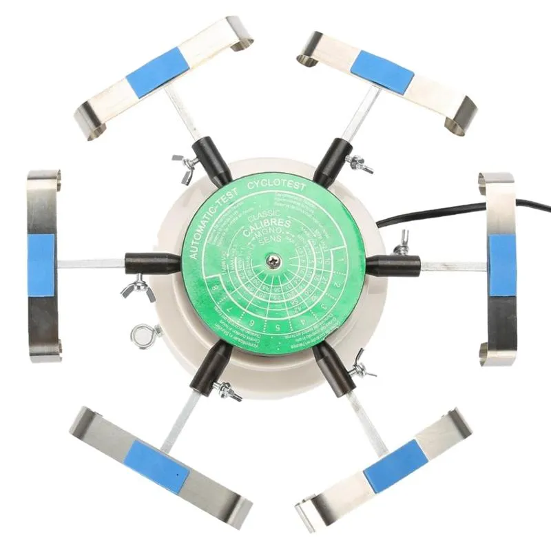 Automic-Test Cyclotest Uhrentester-Testmaschine – Uhrenbeweger für sechs Uhren gleichzeitig, Eu-Stecker-Reparatur-Werkzeug-Sets279n