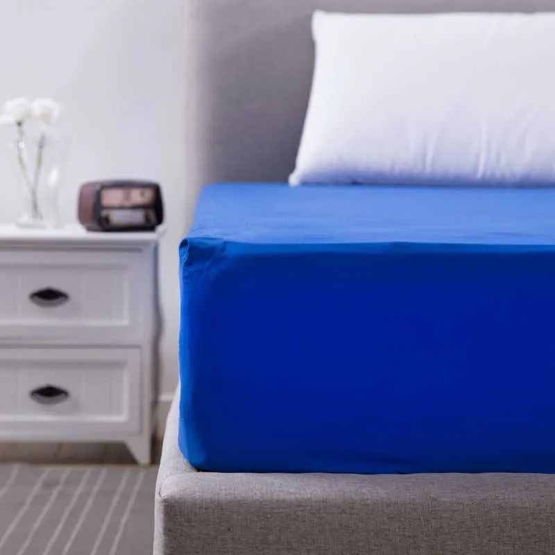 Drap-housse surper doux avec bande élastique, protège-matelas, couvre-lit pour lit double 160x200 150x200 King Size 210626