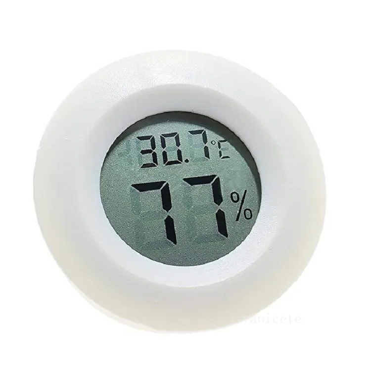 2in1 Termometre Ev Termometreler Mini LCD Dijital Sıcaklık Ölçer Termograf Kaplı Oda Enstrüman T2I52707