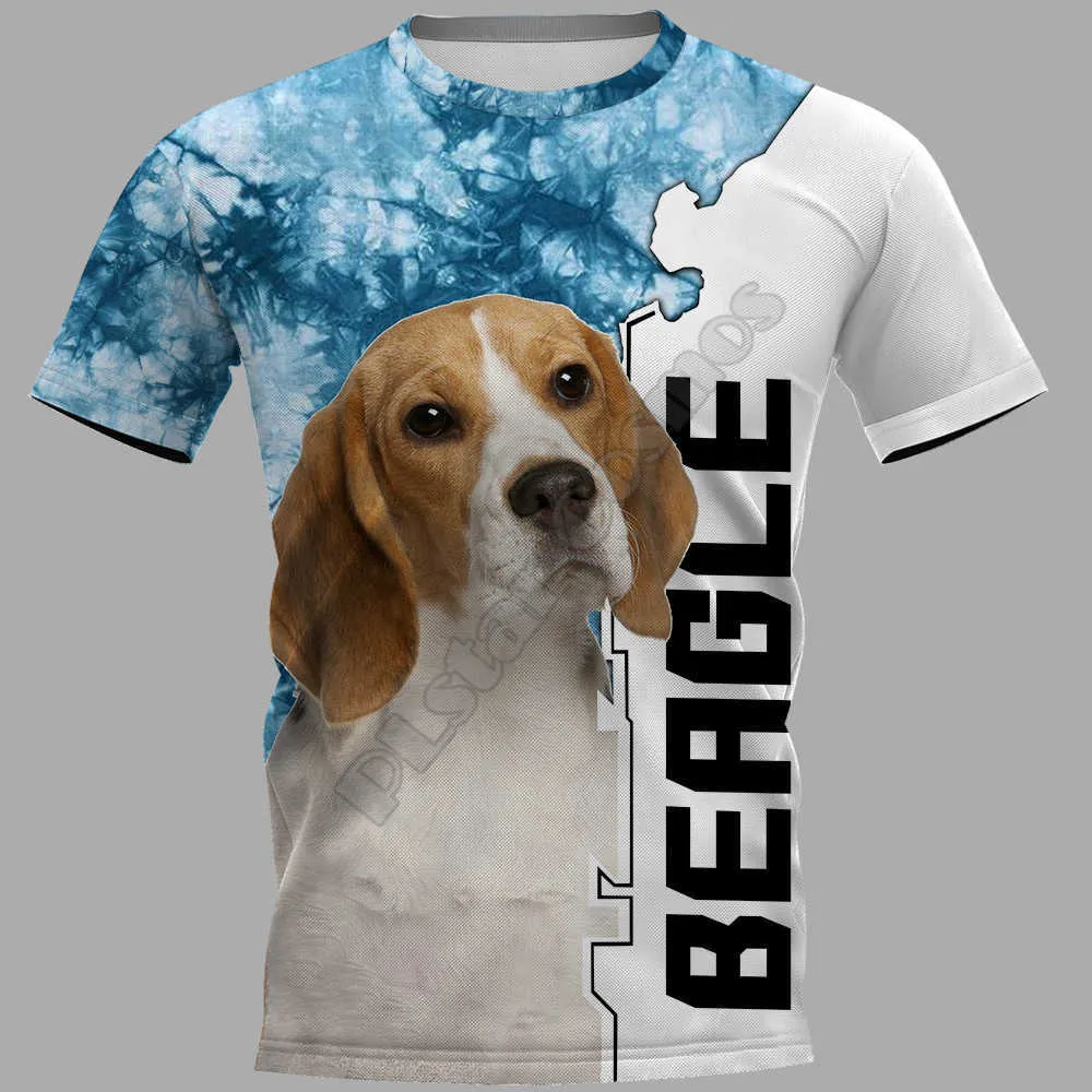 Dogo Argentino 3D-gedrucktes T-Shirt Harajuku Streetwear T-Shirts Lustige Tiermänner für Frauen Kurzarm Drop 06 210813