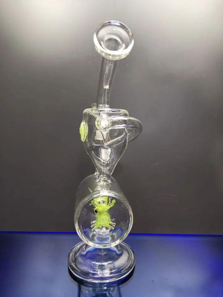 Recycler Tornado Percolator Glass Bong Wax Pipes Water Pijpen Olie Dab Rigs Glasrecycler met Bowl Sestshop