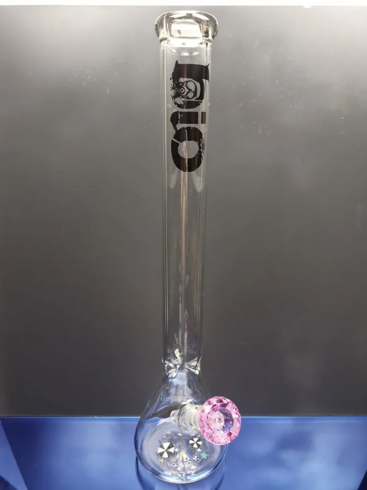20 pollici Big Bong in vetro Beaker Bong Parete in vetro spesso Tubi acqua super pesanti con giunto da 18,8 mm Bong acqua mothshopshop