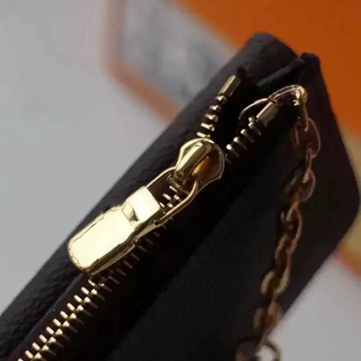M69431 Korthållare Recto verso Designer Fashion Womens Mini Zippy Organizer Wallet Coin Purse Bag Belt Charm Key Pouch Pochette AC290H