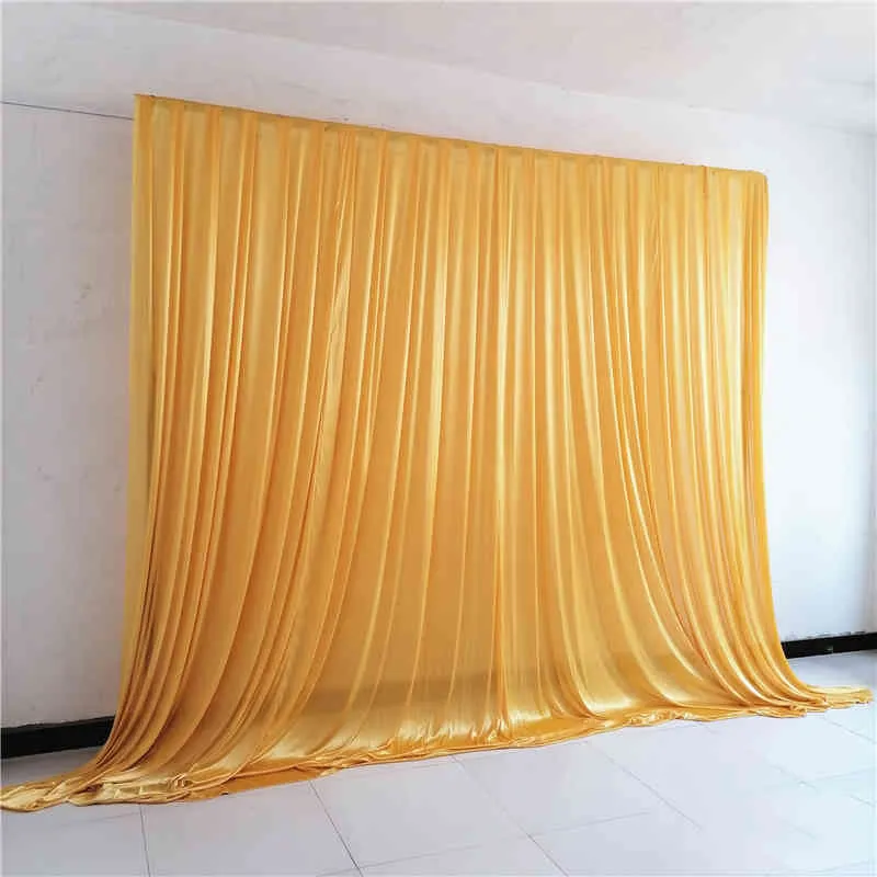 Parte de fundo decoração Drape Big Events de fundo de fundo de gelo de seda de gelo brilhantes pano de fundo painéis pendurados cortinas