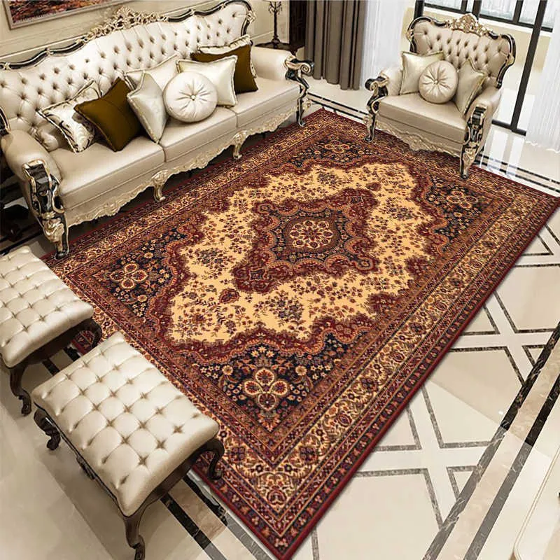 Turkey Printed Persian Rugs Carpets for Home Living Room Decorative Area Rug Bedroom Outdoor Turkish Boho Large Floor Carpet Mat 210928