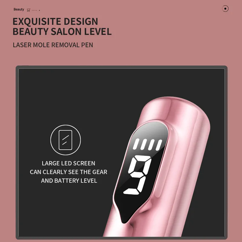 Stylo Plasma LCD professionnel, pour enlever les grains de beauté, les tatouages, les taches de rousseur, les verrues et les taches foncées, outils de soins de la peau, 26