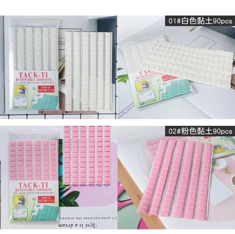 Clay nail piece mud green pink plasticine practice fixed glue white clay tool