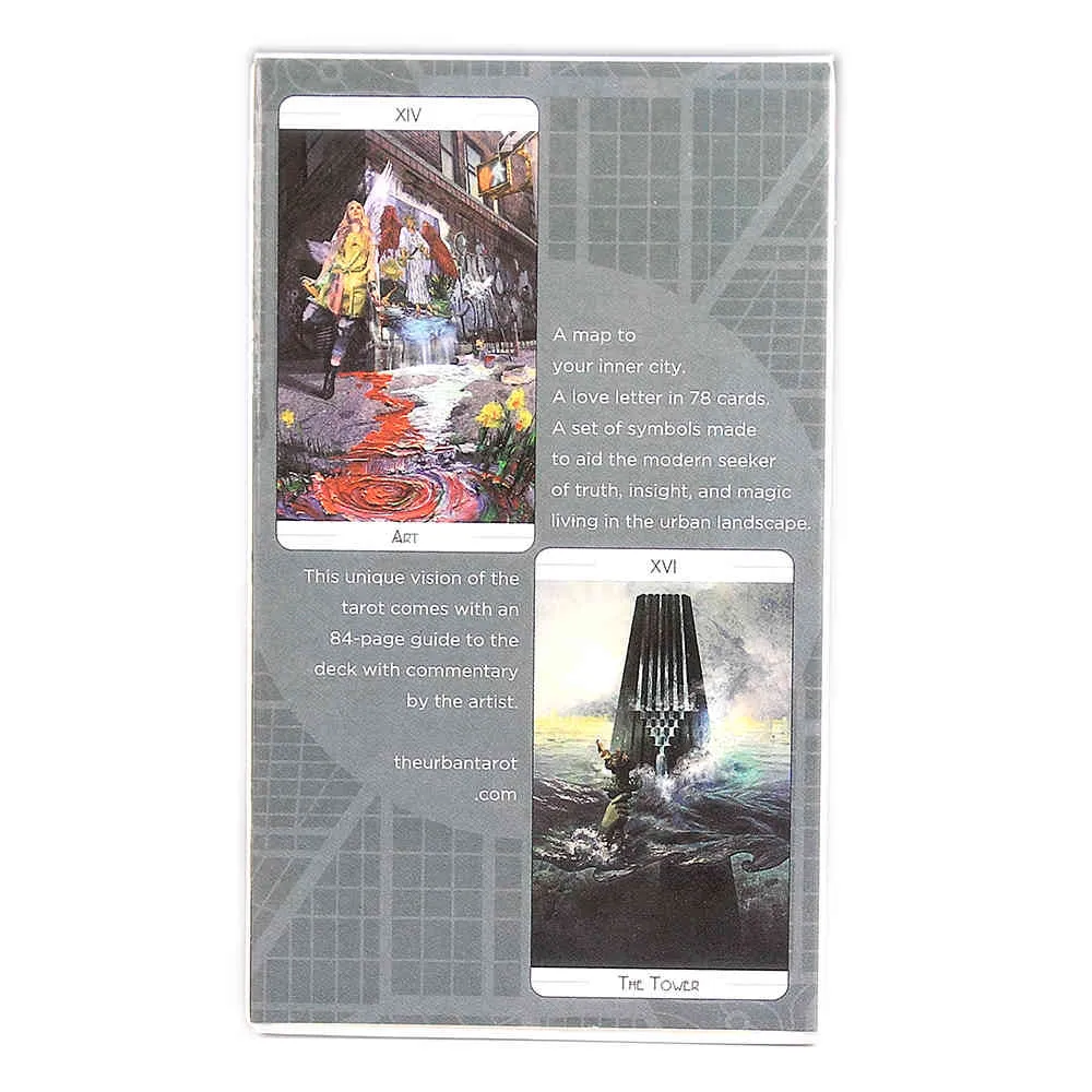 The Urban Cards Card Oracles Divination Fate Gioco da tavolo giochi di società adulti Mazzo di tarocchi con guida PDF sSAM4