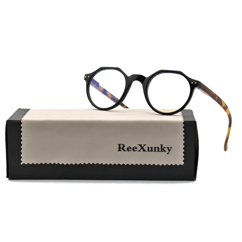 Unisex Blue Rays Computador Mulheres Vintage Quadro Irregular Gaming Óculos Homens Anti Anti Eyestrain Luz Bloqueio Eyewear