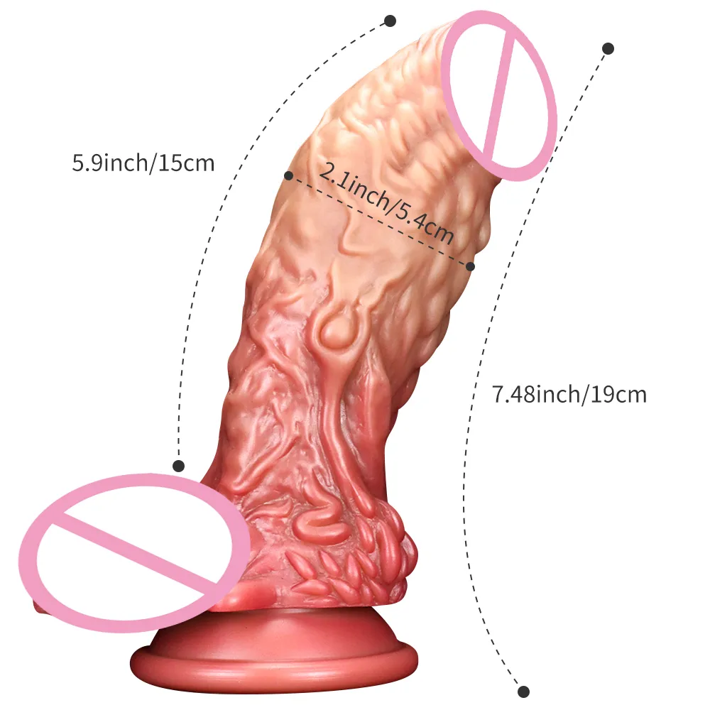 Massaggio enorme dildo con potente ventosa prodotti adulti grande cazzo liquido silicone pene masturbatore femminile giocattoli erotici del sesso Coupl6300706